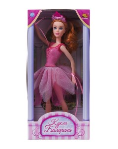 Кукла Балерина 30 см в розовой юбке лепесток PT 00440 w3 Abtoys