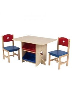 Набор детской мебели Star стол 2 стула 4 ящика Kidkraft