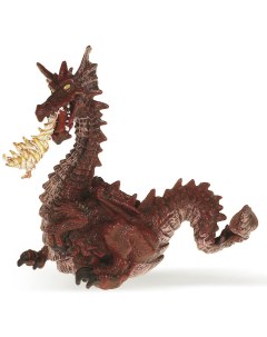 Фигурка Красный дракон с пламенем Papo