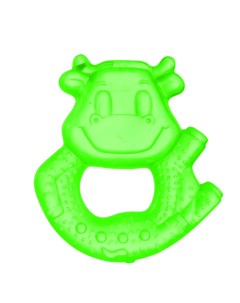 Прорезыватель водный охлаждающий Canpol Улыбка арт 2 224 0м зеленый коровка Canpol babies