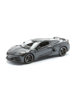 Машинка металлическая Chevrolet Corvette Stingray 2020 1 18 черная 31447 1 Maisto