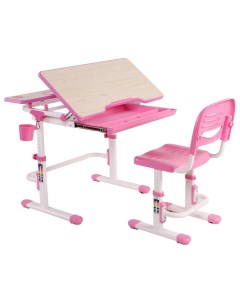 Парта детская Lavoro со стулом Pink Fundesk