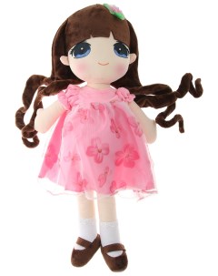 Кукла мягконабивная в розовом платье 50 см Abtoys