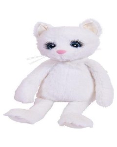 Мягкая игрушка Реснички Кошечка белая 20 см Abtoys