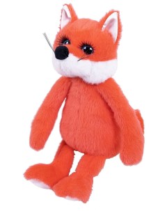 Реснички Лисичка рыжая 20 см игрушка мягкая M5128 Junfa toys