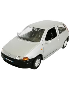 Коллекционная модель автомобиля Fiat Punto масштаб 1 24 18 22088 silver Bburago