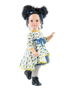 Кукла Мэй в платье с ежиками шарнирная 60 см 06569 Paola reina