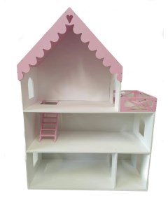 Кукольный дом Джем с обоями без мебели ДК20220П Коняша