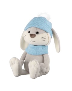 Мягкая игрушка Кролик Клёпа в шапке и шарфе 20 см MT MRT02223 2 20 Maxitoys