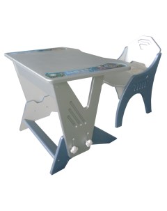 Набор мебели Техно стол стул серебристый Интехпроект