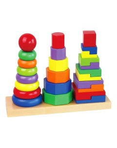 Развивающая игрушка Геометрические пирамидки Viga