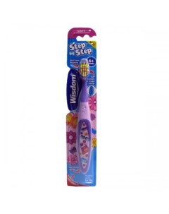 Детская зубная щетка с мягкими многоступенчатыми волокнами 2385 в ассортименте Wisdom