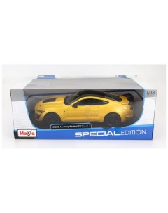 Машина Ford Shelby Mustang GT500 2020 Yellow 1 18 31452 Maisto