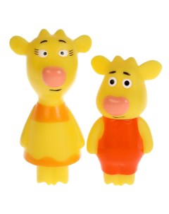 Набор игрушек для ванны Оранжевая корова Бо и Зо LX OR COW 06 Капитошка