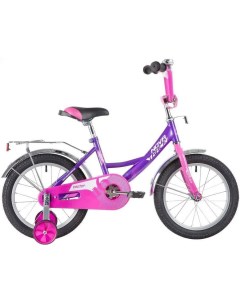 Велосипед Vector 2022 городской детский рама 16 колеса 16 фиолетовый р Novatrack