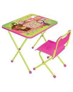 Комплект детской складной мебели КП 1 Азбука со столом и стулом от 1 5 до 3 лет Nika
