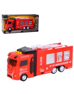 Игрушечная машинка Пожарная машина спецслужба свет звук красный JB0404503 Auto drive