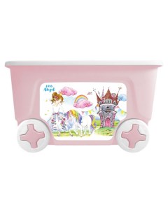 Детский ящик для игрушек COOL Сказочная принцесса на колесах 50 литров Тутси