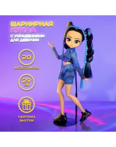 Кукла шарнирная Sport блогер аксессуары и питомец Oh!mytop