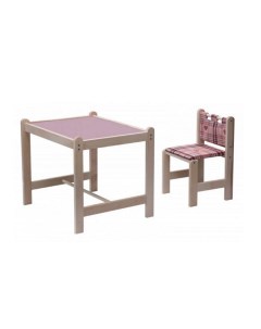 Набор игровой мебели Малыш 2 стол стул столешница сиреневая Симпатия Гном