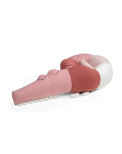 Подушка игрушка Крокодил розовый мини Sebra