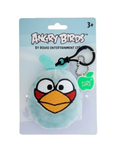 Мягкая игрушка брелок Голубая злая птичка 7 см Plush Apple GT6367 Angry birds