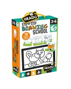 Настольная игра для детей с 3 лет Школа рисования маленькими шажками Headu