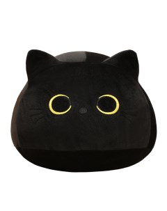 Подушка игрушка Кот Кошки черный 30 см Plush story