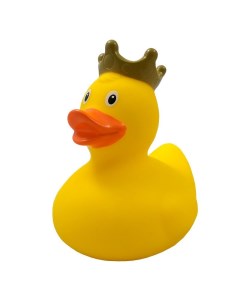 Игрушка для ванны сувенир Желтая уточка в короне 1925 Funny ducks