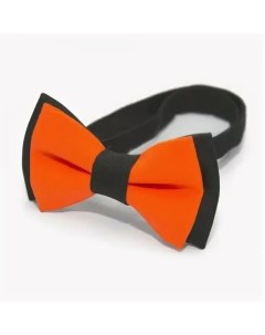 Детская галстук бабочка оранжевая в черном Nobrand