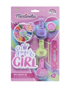Набор детской косметики для ногтей Super Girl Nail Design Kit 6 предметов 11957 Martinelia