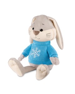 Мягкая игрушка Кролик Клёпа в свитере 25 см MT MRT02223 1 25 Maxitoys