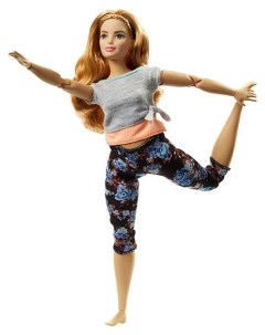 Кукла Mattel FTG84 Безграничные движения Шатенка Barbie