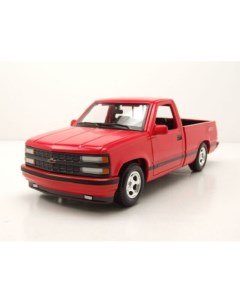 Машина 1993 Chevrolet 454 SS Pick up 1 24 красный 32901 Maisto
