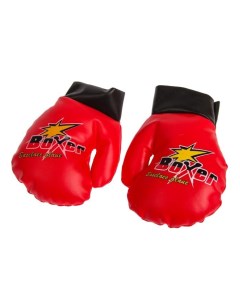 Боксерские перчатки красные Sima-land