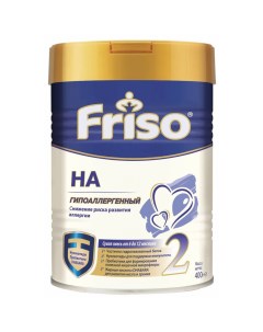 Молочная смесь Гипоаллергенная 2 от 6 до 12 мес 400 г Friso