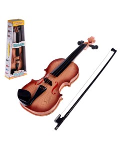 Игрушка музыкальная Скрипка Маэстро звуковые эффекты цвет светло коричневый Nobrand