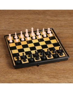 3 в 1 Атели шашки шахматы нарды 19х19 см Кнр