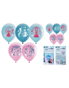 Набор воздушных шаров для праздника Холодное сердце 2 30 см 5 шт 295891 Nd play