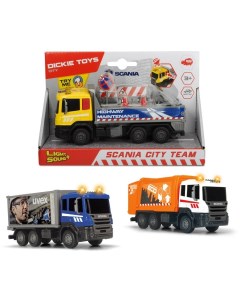 Набор машинок Городская техника Scania 17 см в ассортименте Dickie toys