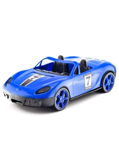 Машинка кабриолет пластмассовая синяя 40см Toy mix