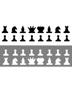 Фигуры шахматные магнитные для демонстрационных шахмат 1063085 Десятое королевство
