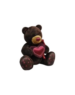 Медведь мальчик Choco с сердцем 50 см C003 50 Orange toys