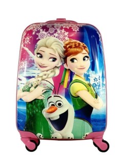 Чемодан детский kids Frozen sisters Olaf 44 см Atma