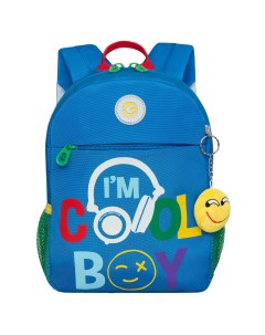Рюкзак дошкольный для мальчика в детский сад RK 377 3 2 синий Grizzly