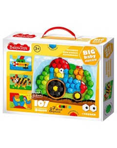 Мозаика для самых маленьких Трактор 107 элементов Baby toys