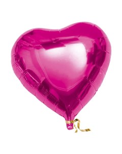 Воздушный шар Веселая вечеринка Сердце фольга розовый Fiolento