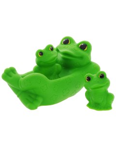 Игрушка для купания Лягушка с лягушатами Огонек