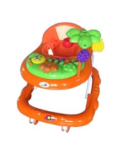 Ходунки детские Пальма оранжевый силиконовые колеса Alis