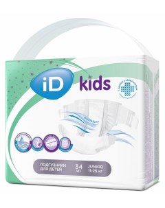 Подгузники Ks детские Junior 11 25кг 34 шт I'd